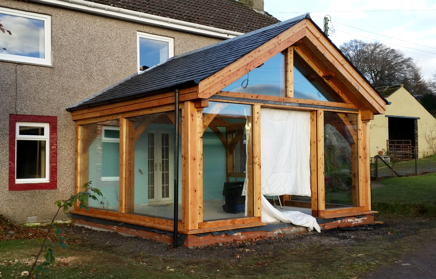 extensionsthomsontimberscotlandframingframeconstructionglass