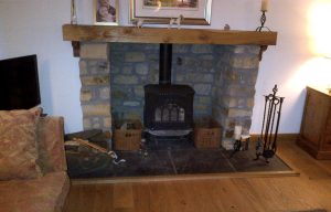 wooden mantel piece scotland