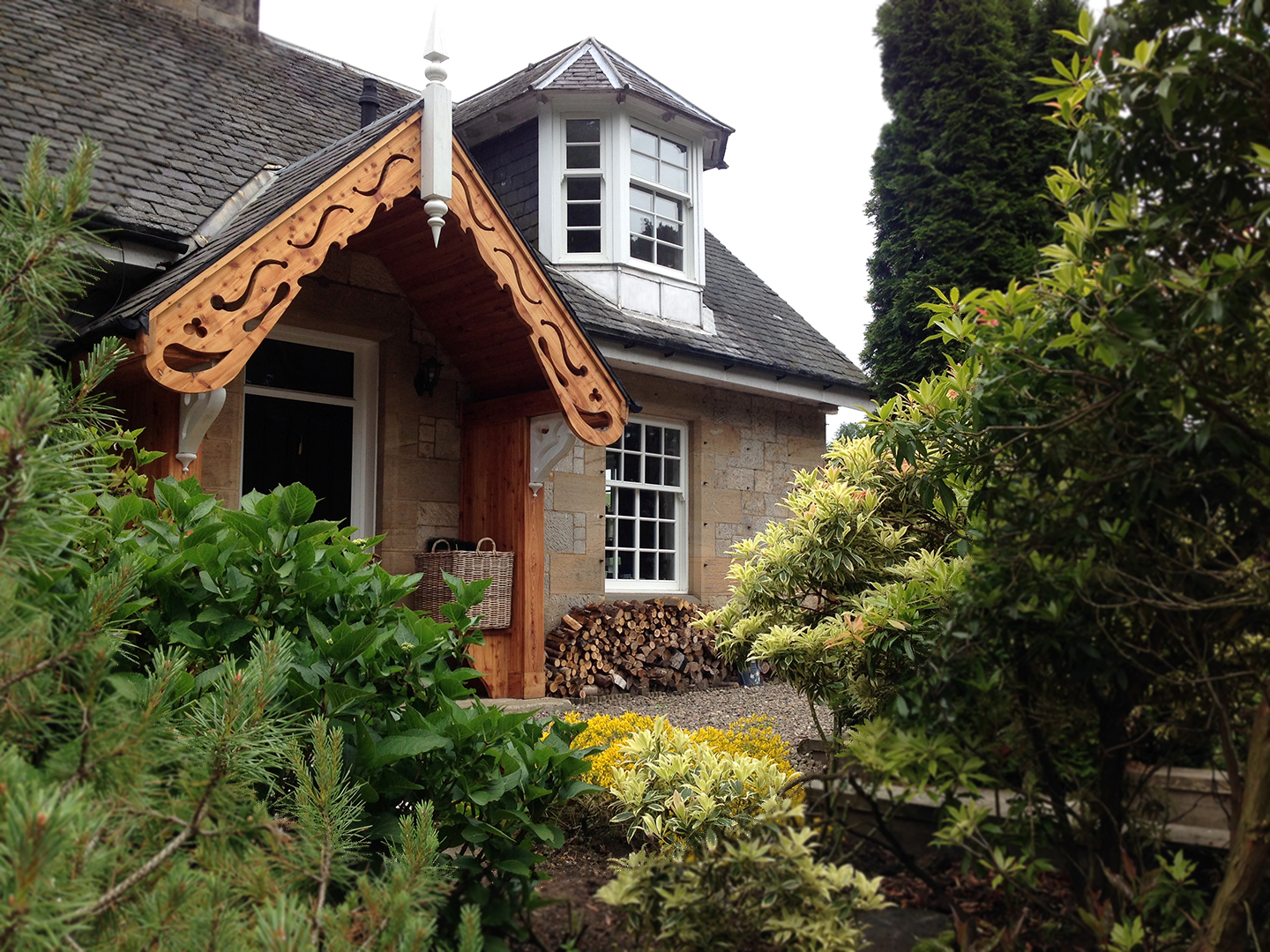 Traditional Timber Framing Porch Timber Extensions Scotland
