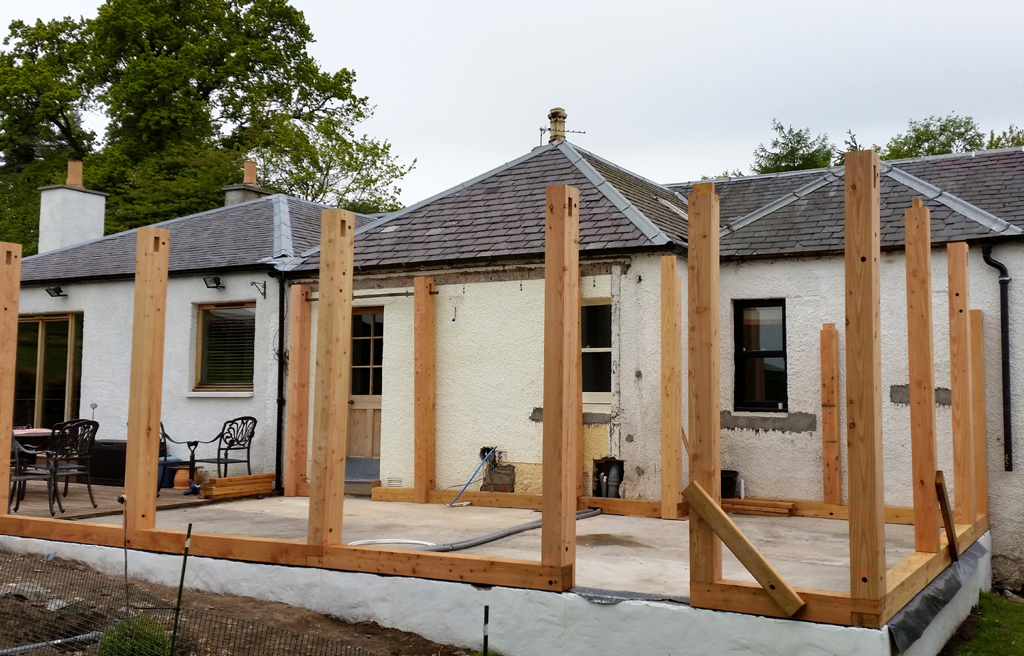 extensionsthomsontimberscotlandframingerectframejpg Thomson Timber