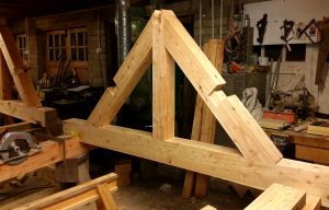 Timber Truss Traditional framing Scotland Carpentry