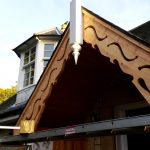 Traditional brage boards porch restoration Scotland